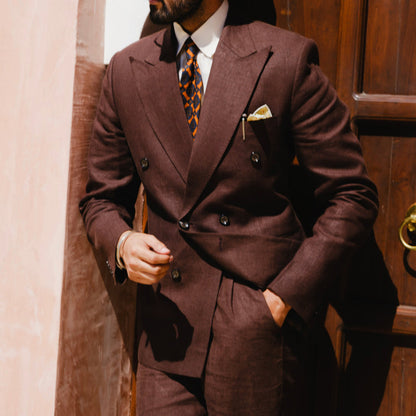 LINEN DOUBLE BREASTED SUIT