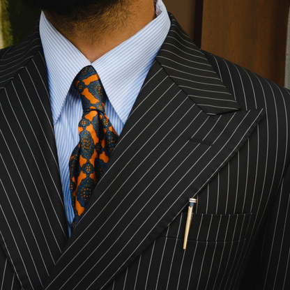 SIGNATURE BLACK PINSTRIPE SUIT