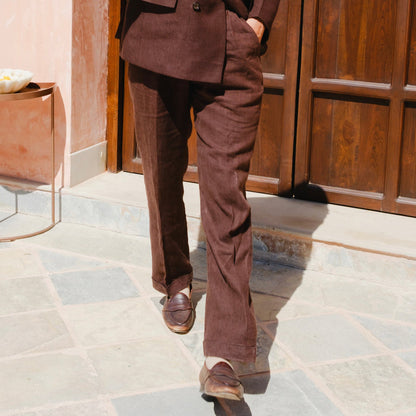 LINEN DOUBLE BREASTED SUIT